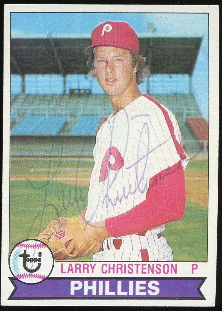 Larry Christenson #493 signed autograph auto 1979 Topps Baseball Trading Card