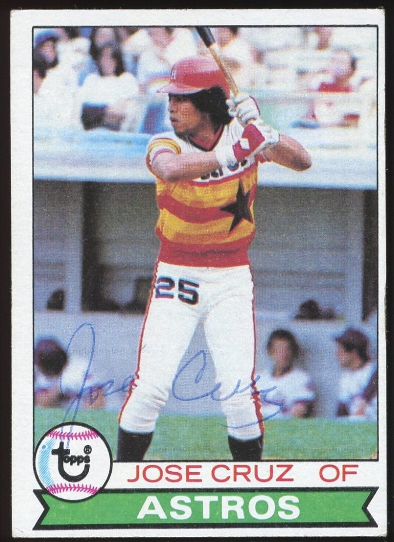Jose Cruz #289 signed autograph auto 1979 Topps Baseball Trading Card