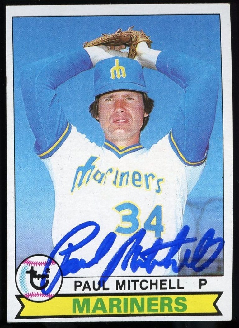 Paul Mitchell #233 signed autograph auto 1979 Topps Baseball Trading Card