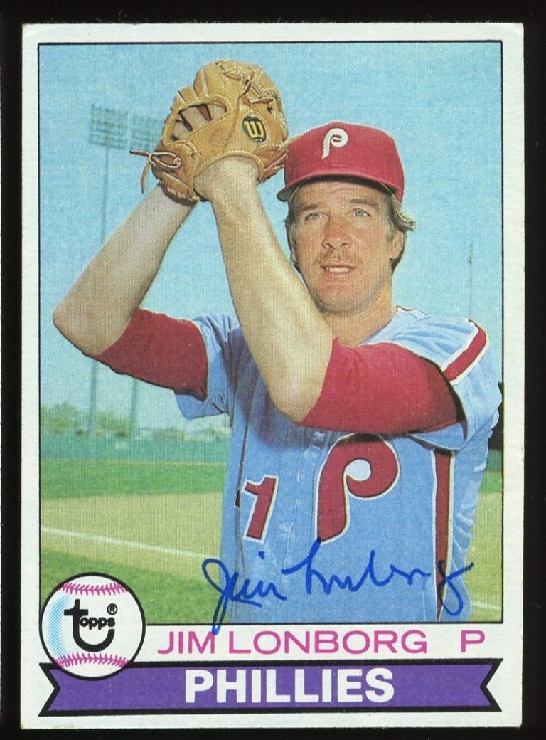 Jim Lonborg #446 signed autograph auto 1979 Topps Baseball Trading Card