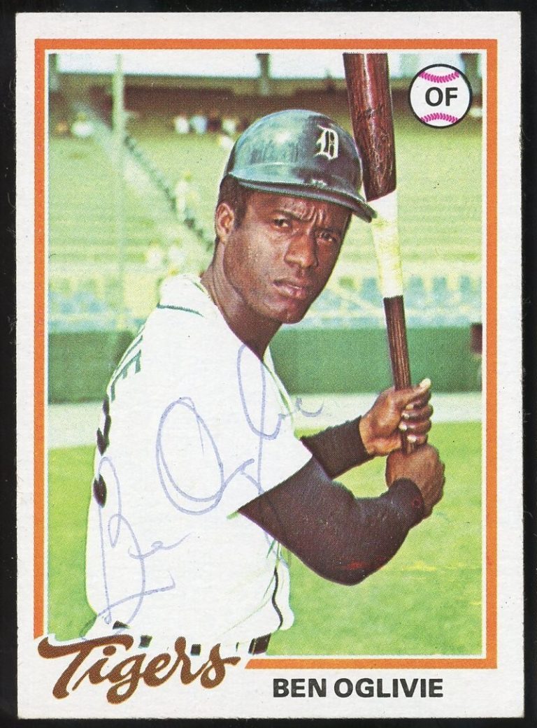 Ben Oglivie #286 signed autograph auto 1978 Topps Baseball Trading Card