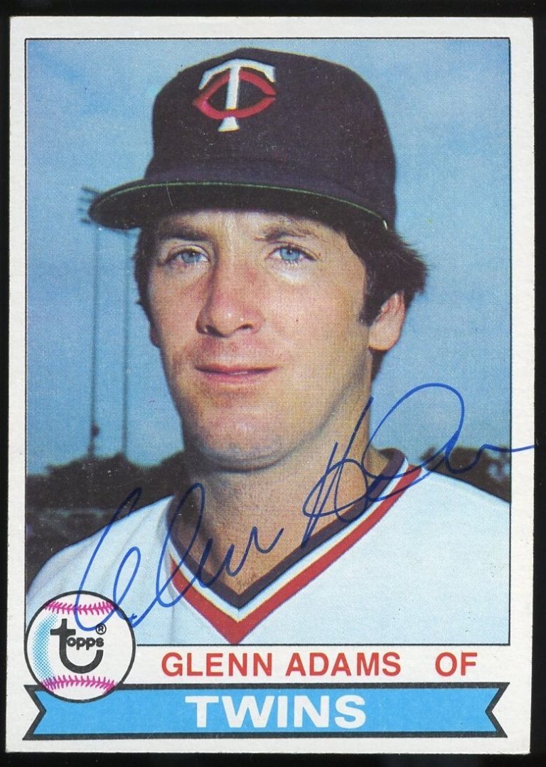 Glenn Adams #193 signed autograph auto 1979 Topps Baseball Trading Card
