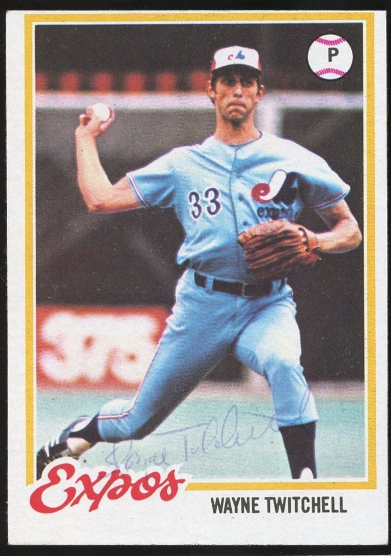 Wayne Twitchell #269 signed autograph auto 1978 Topps Baseball Trading Card