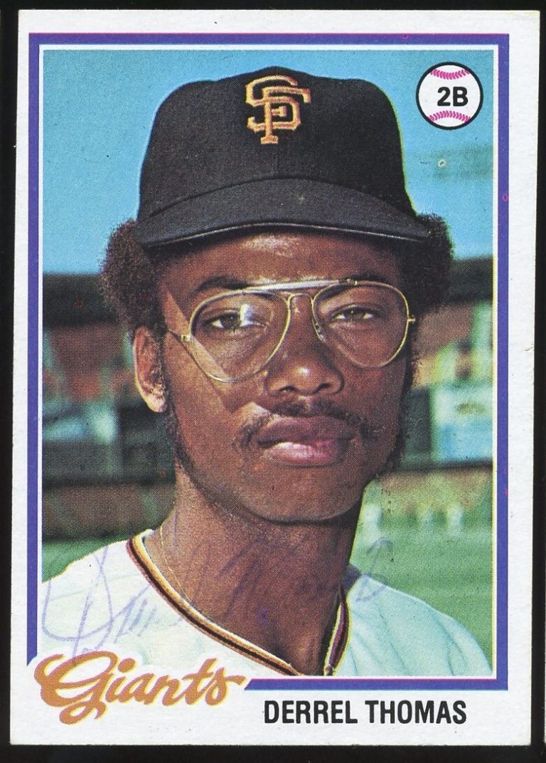 Derrel Thomas #194 signed autograph auto 1978 Topps Baseball Trading Card