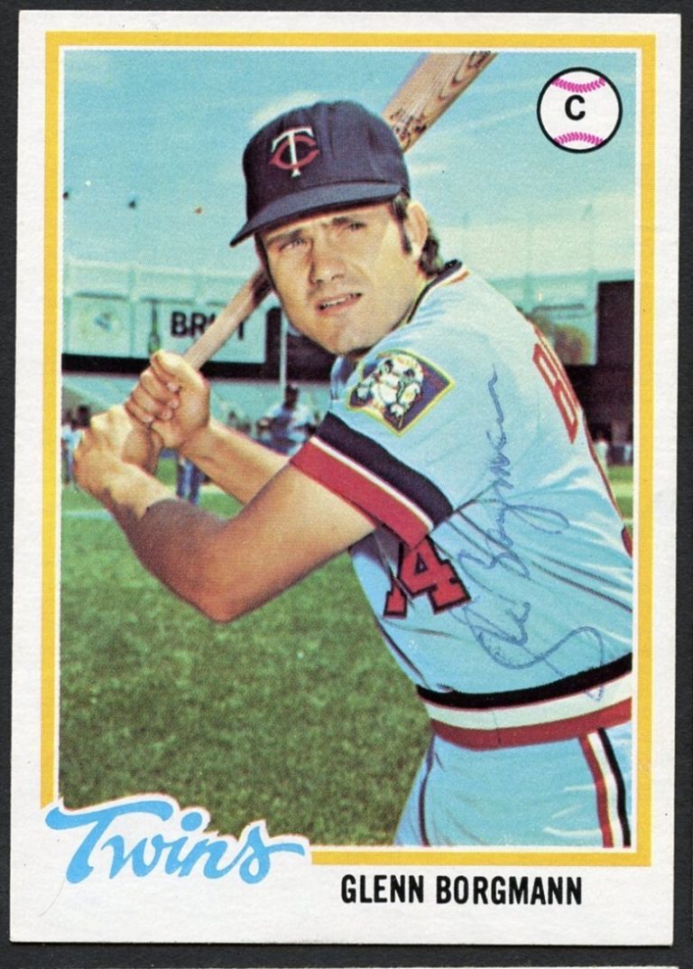 Glenn Borgmann #307 signed autograph auto 1978 Topps Baseball Trading Card