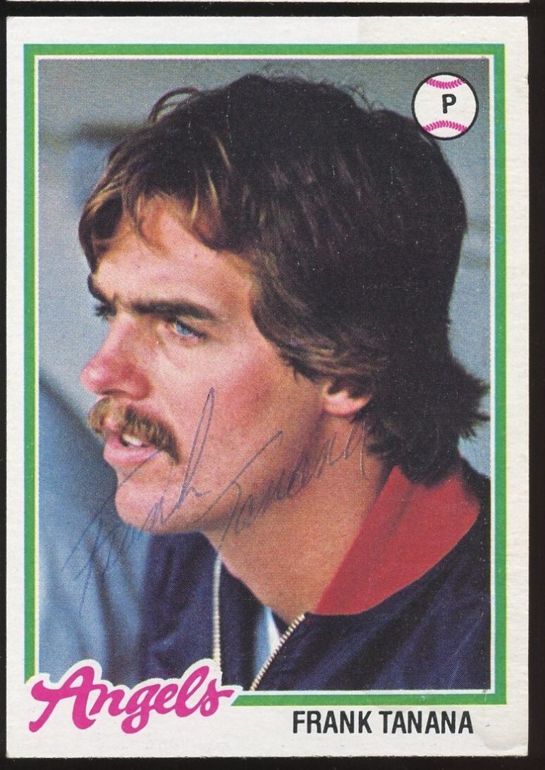 Frank Tanana #600 signed autograph auto 1978 Topps Baseball Trading Card