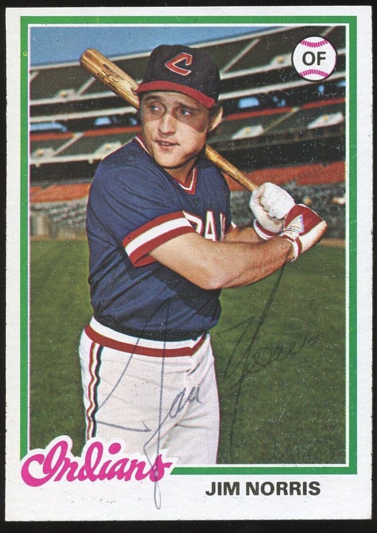 Jim Norris #484 signed autograph auto 1978 Topps Baseball Trading Card