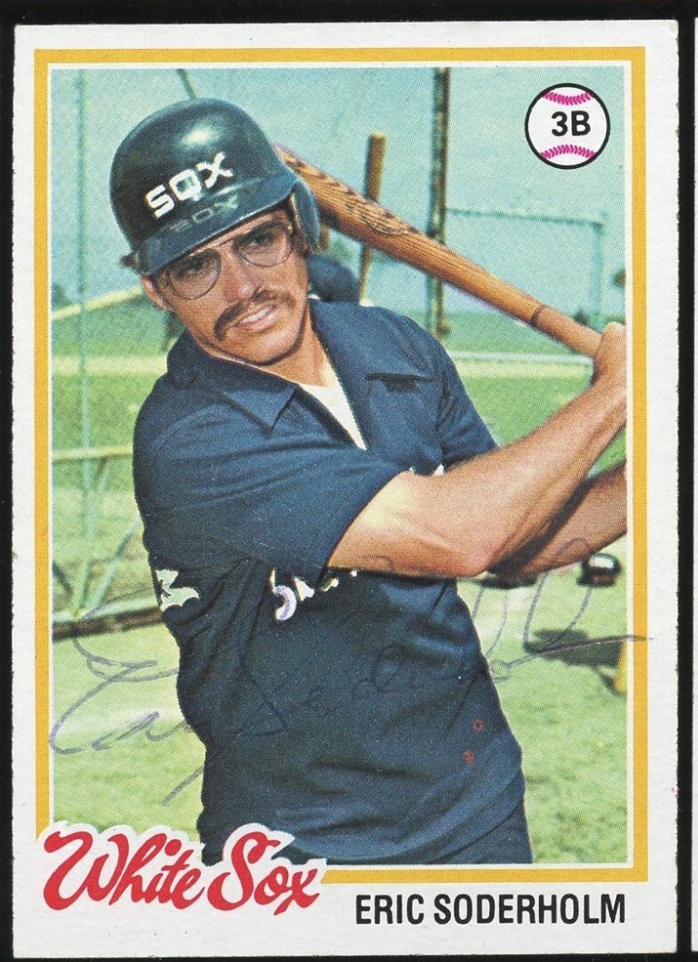 Eric Soderholm #602 signed autograph auto 1978 Topps Baseball Trading Card