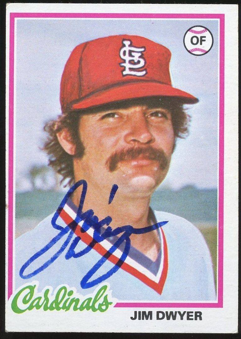 Jim Dwyer #644 signed autograph auto 1978 Topps Baseball Trading Card
