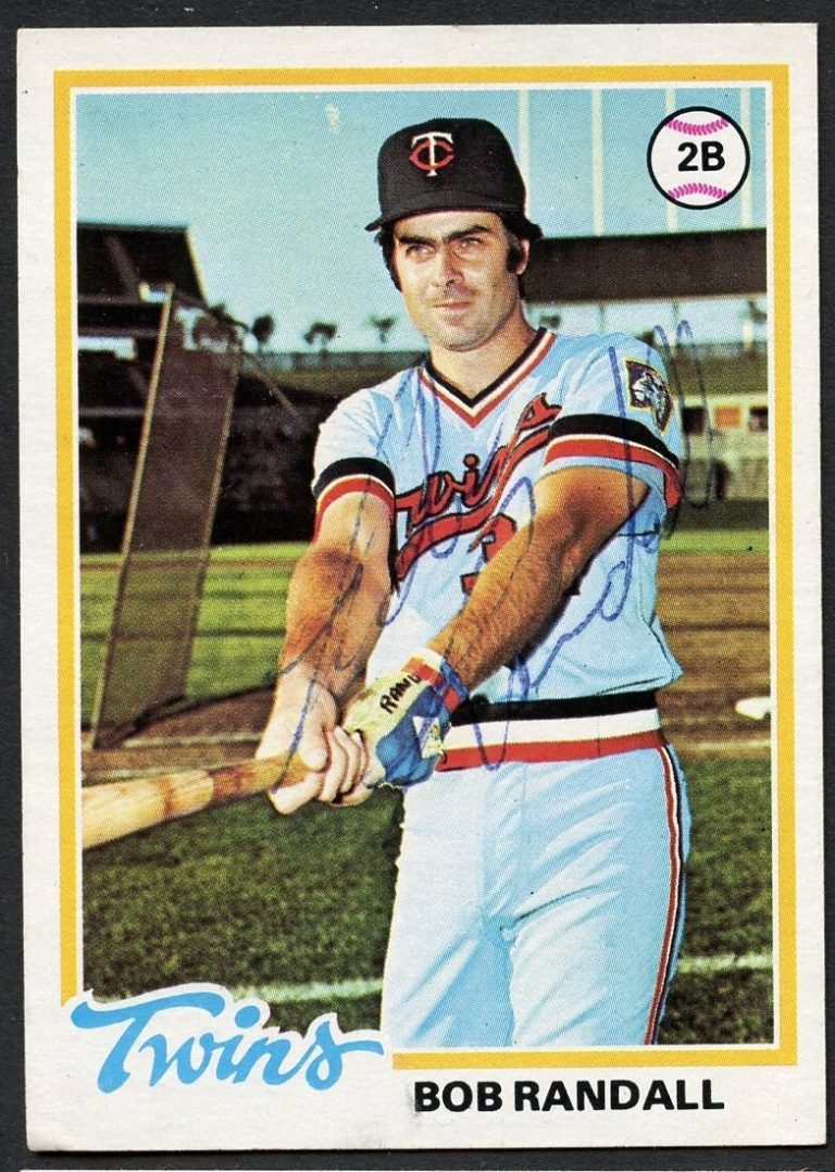 Bob Randall #363 signed autograph auto 1978 Topps Baseball Trading Card