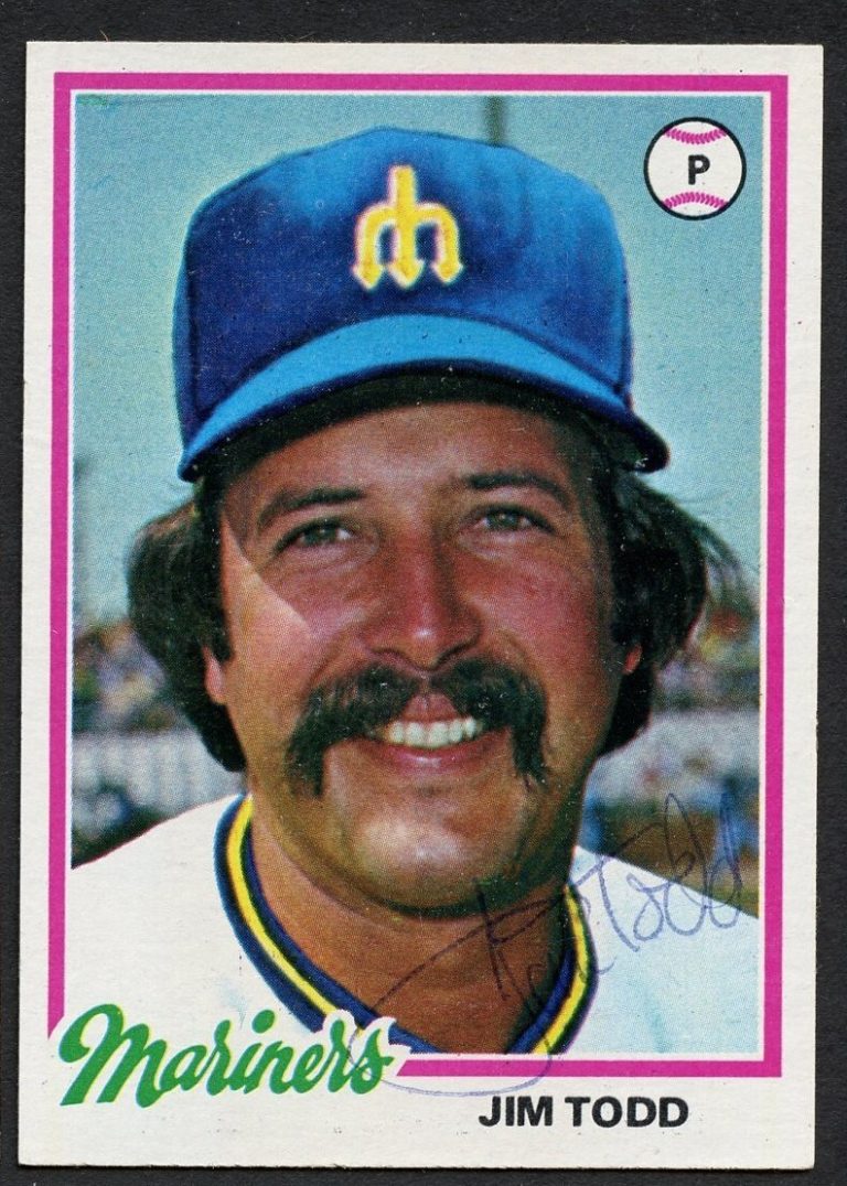 Jim Todd #333 signed autograph auto 1978 Topps Baseball Trading Card