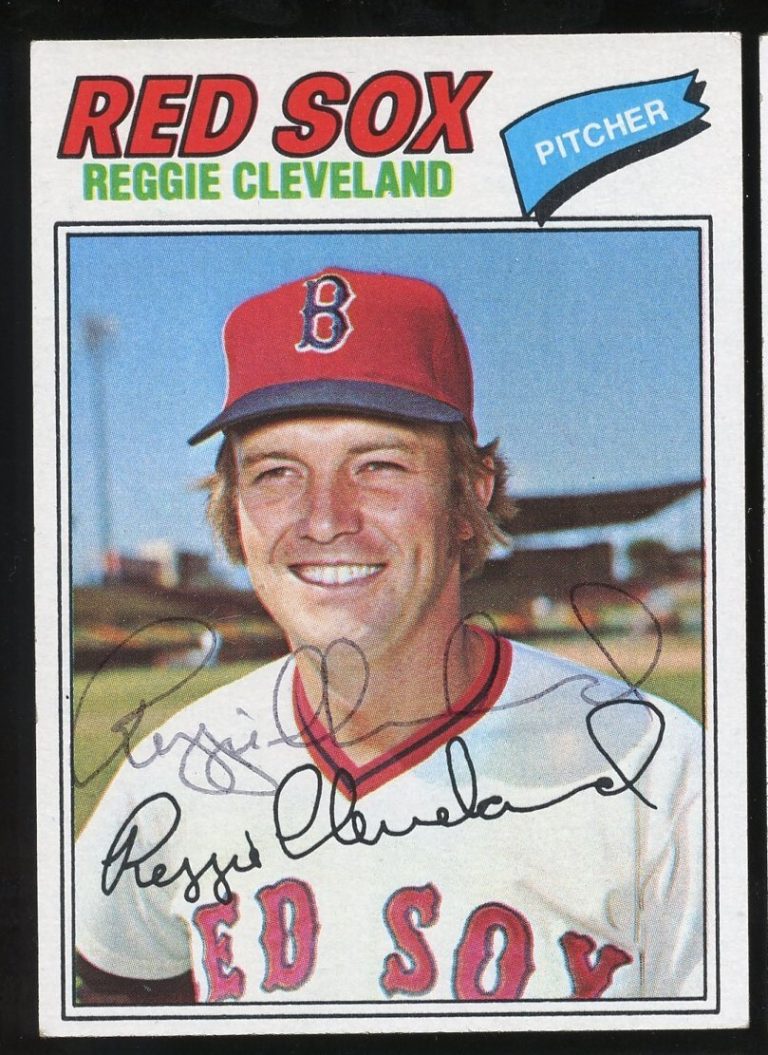 Reggie Cleveland #613 signed autograph auto 1977 Topps Baseball Trading Card