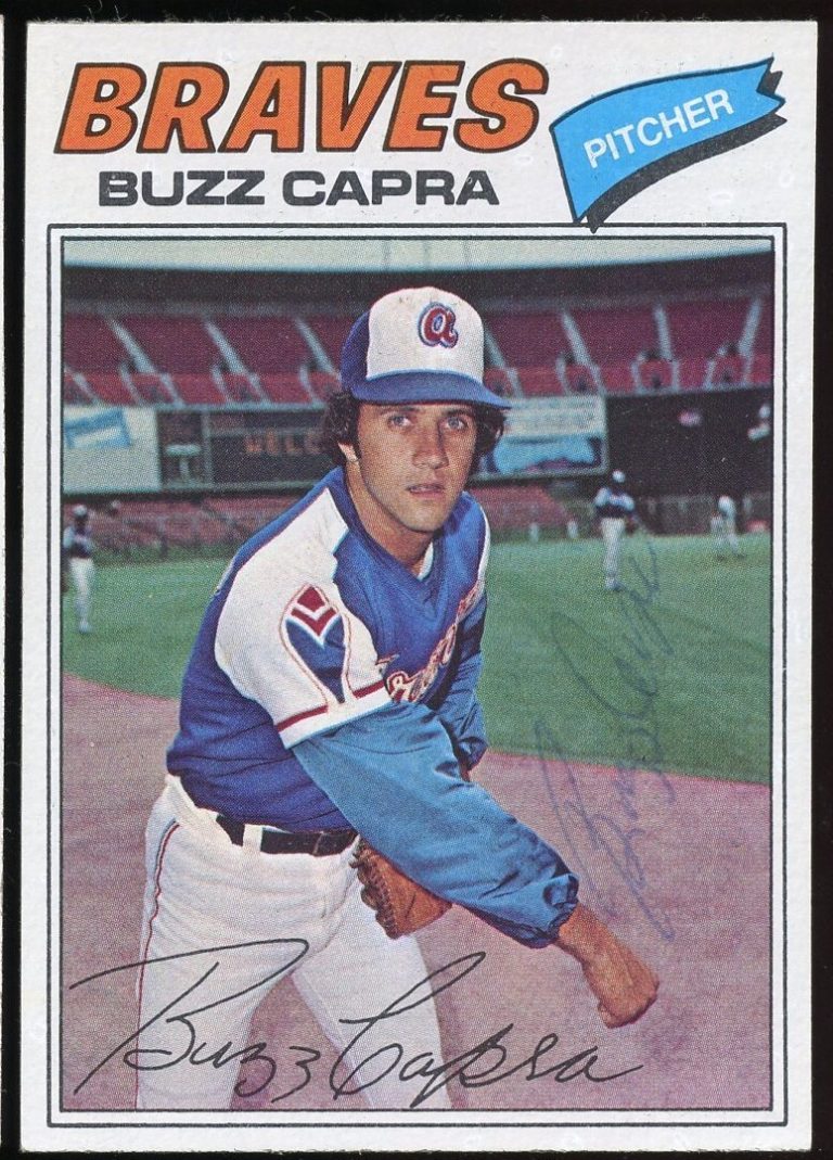 Buzz Capra #432 signed autograph auto 1977 Topps Baseball Trading Card