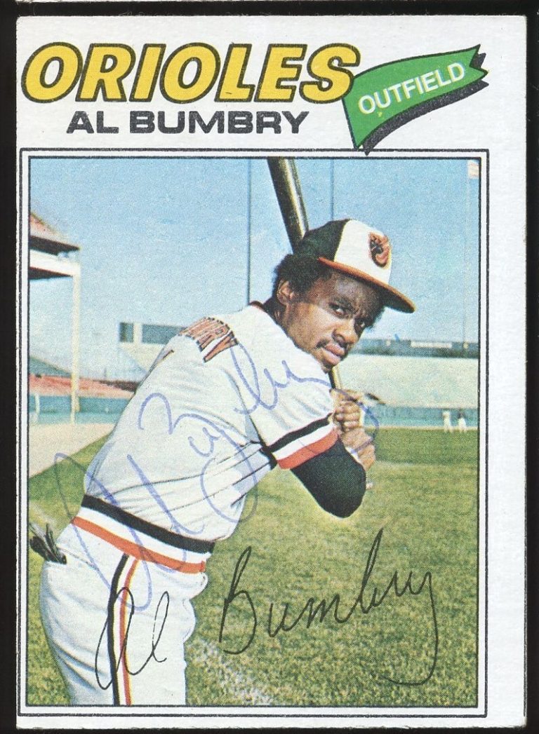 Al Bumbry #626 signed autograph auto 1977 Topps Baseball Trading Card