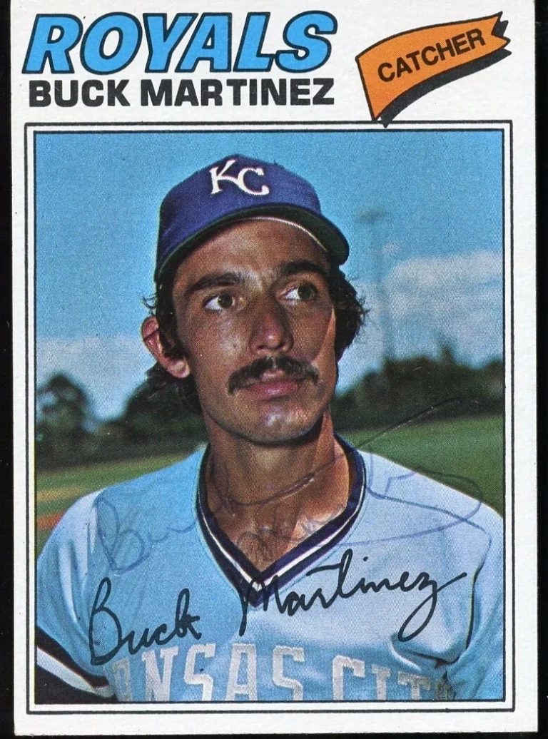 Buck Martinez #46 signed autograph auto 1977 Topps Baseball Trading Card