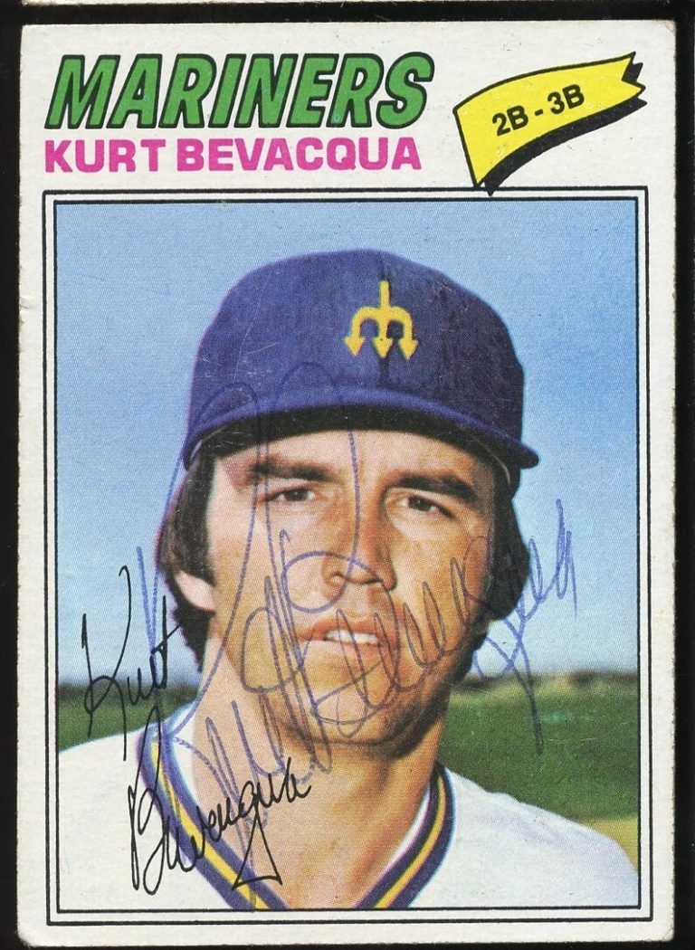 Kurt Bevacqua #317 signed autograph auto 1977 Topps Baseball Trading Card