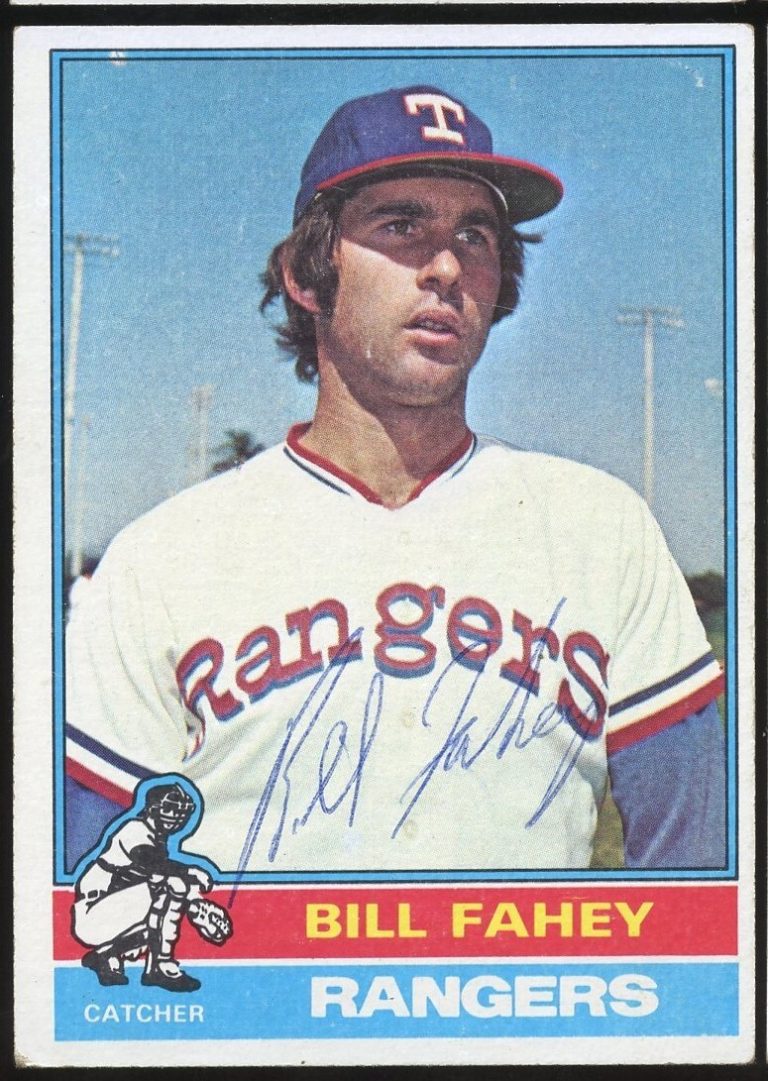 Bill Fahey #436 signed autograph auto 1976 Topps Baseball Trading Card