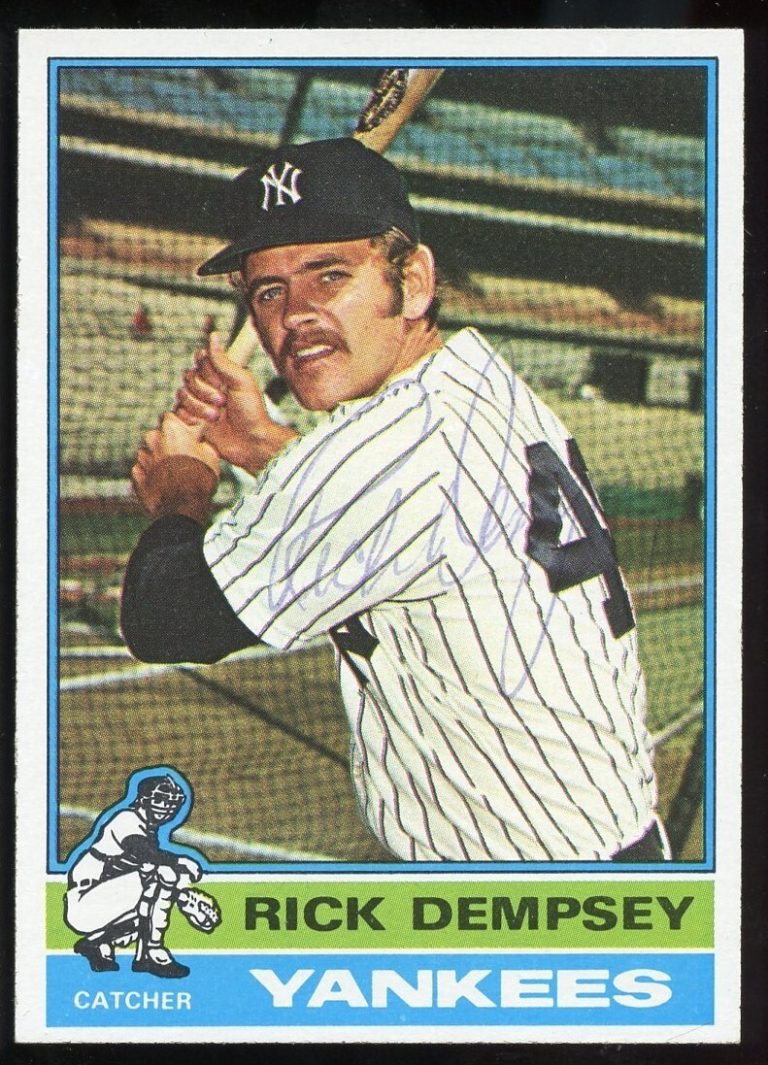 Rick Dempsey #272 signed autograph auto 1976 Topps Baseball Trading Card