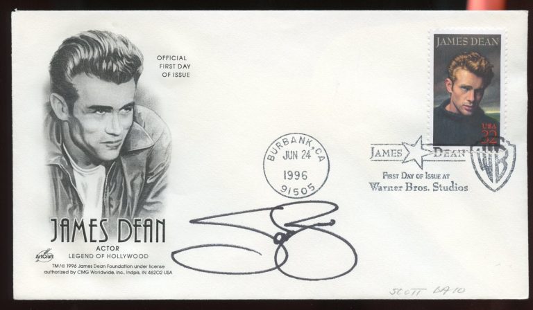 Scott Baio signed autograph auto FDC American Actor BAS Stickered