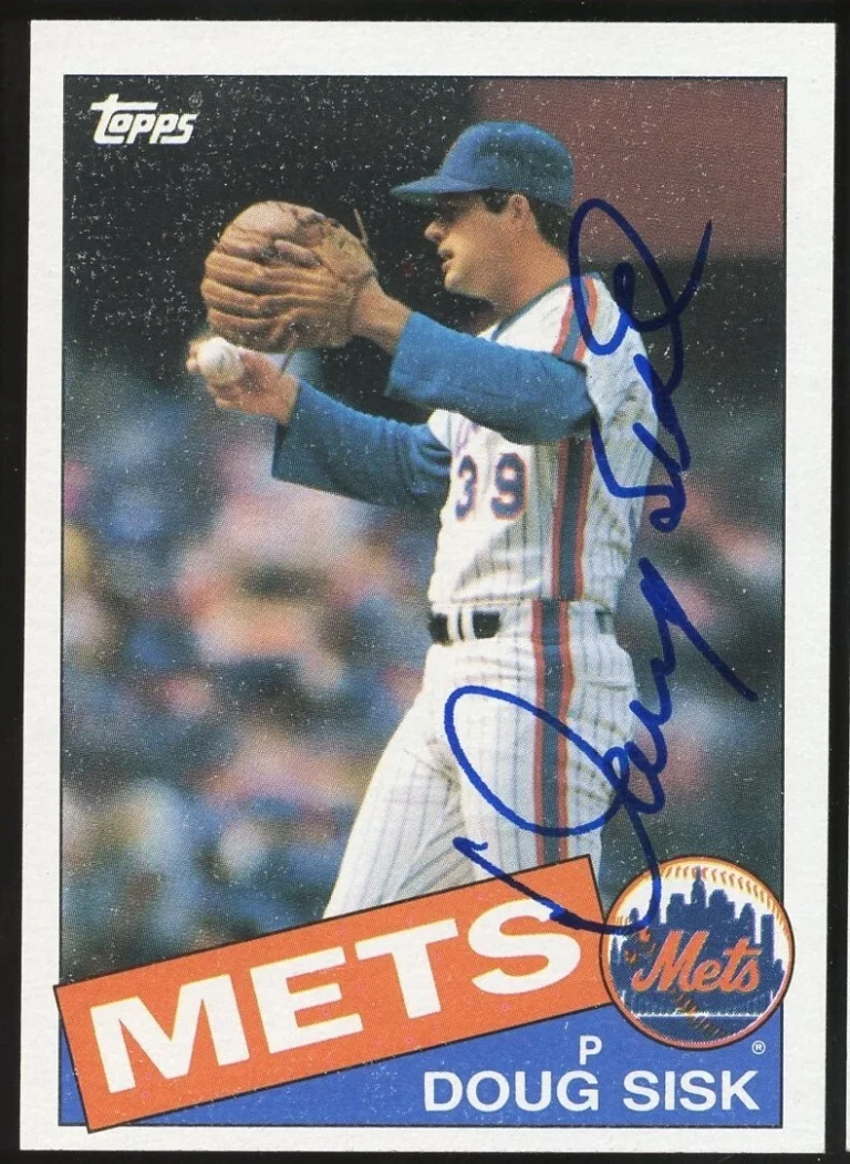 Doug Sisk #315 signed autograph auto 1985 Topps Baseball Trading Card