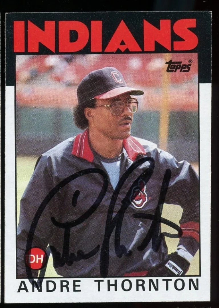Andre Thornton #59 signed autograph auto 1986 Topps Baseball Trading Card