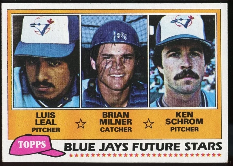 Brian Milner #577 signed autograph auto 1981 Topps Baseball Trading Card