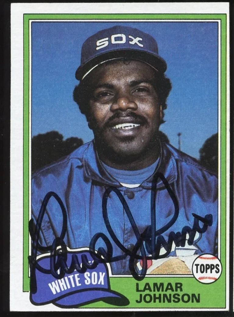 Lamar Johnson #589 signed autograph auto 1981 Topps Baseball Trading Card