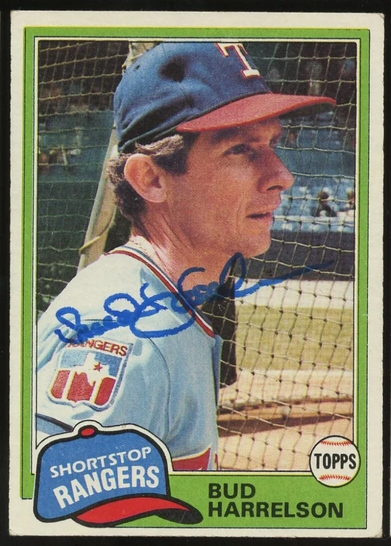 Bud Harrelson #694 signed autograph auto 1981 Topps Baseball Trading Card