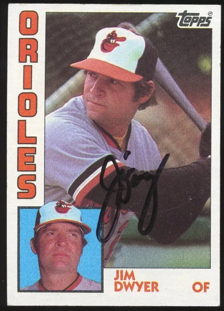 Jim Dwyer #473 signed autograph auto 1984 Topps Baseball Trading Card