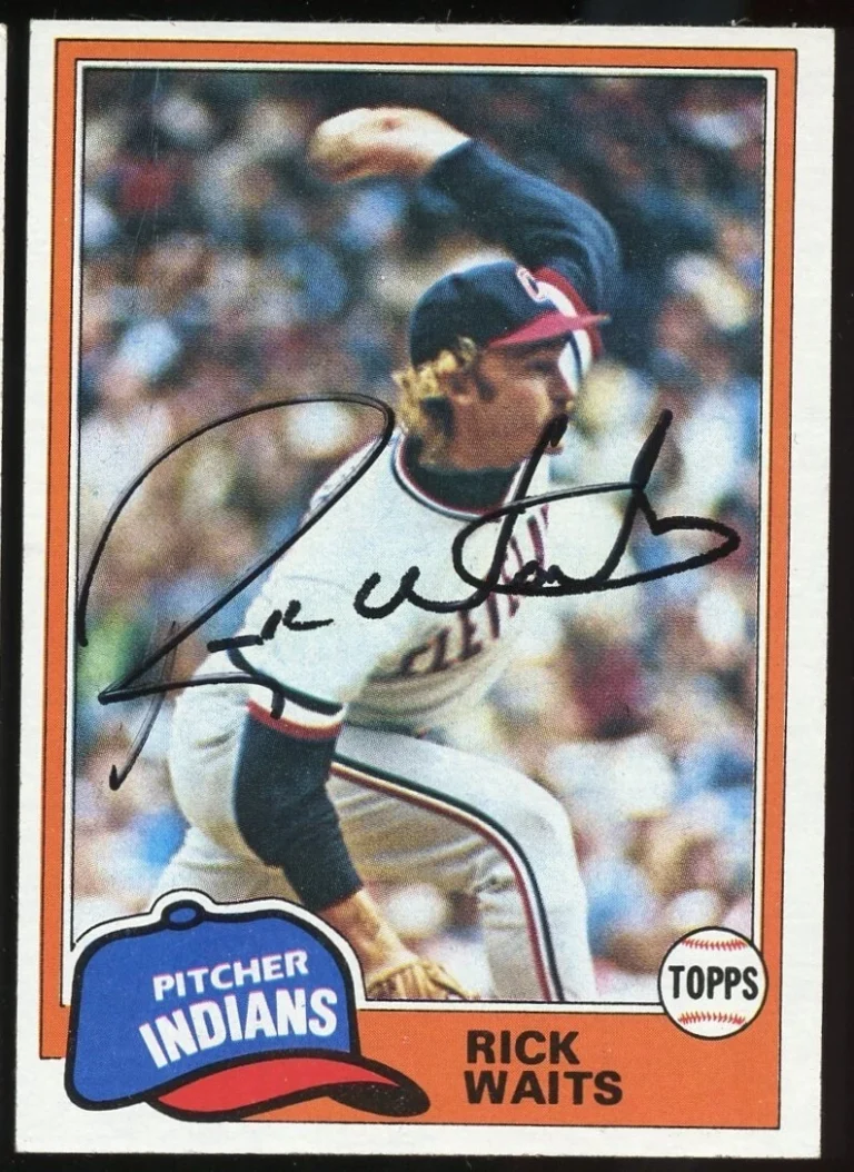 Rick Waits #697 signed autograph auto 1981 Topps Baseball Trading Card