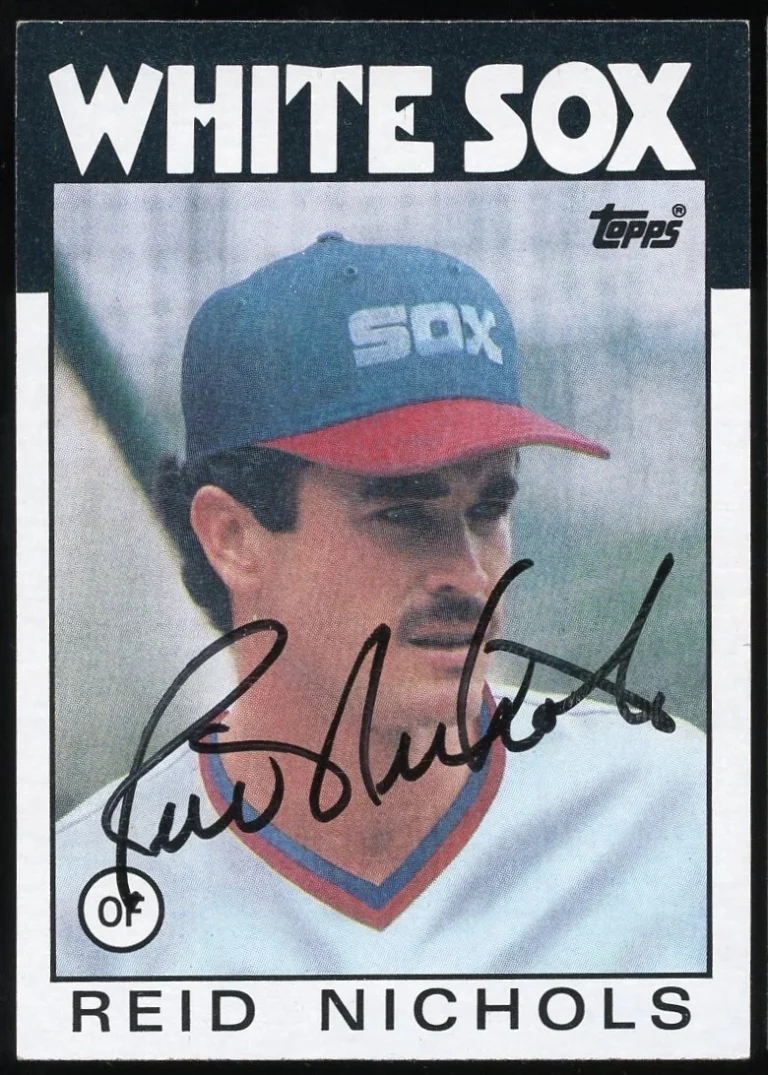Reid Nichols #364 signed autograph auto 1986 Topps Baseball Trading Card