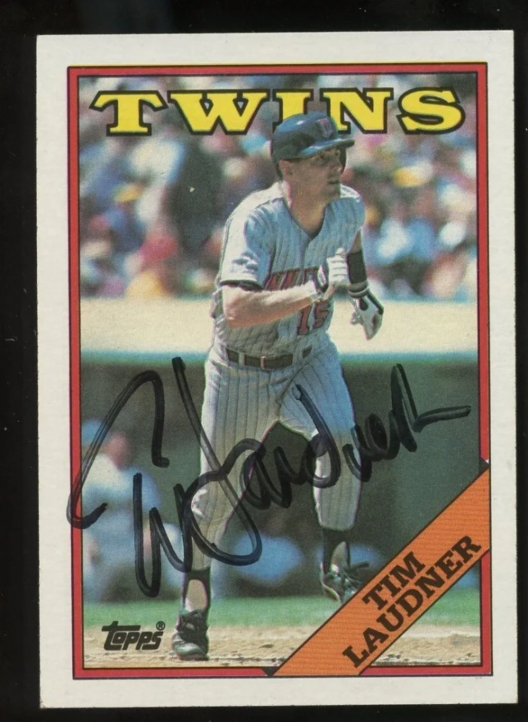 Tim Laudner #671 signed autograph auto 1988 Topps Baseball Trading Card