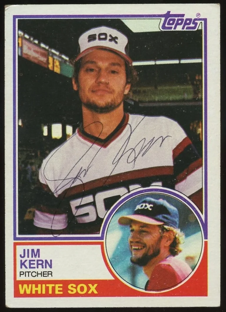 Jim Kern #772 signed autograph auto 1983 Topps Baseball Trading Card