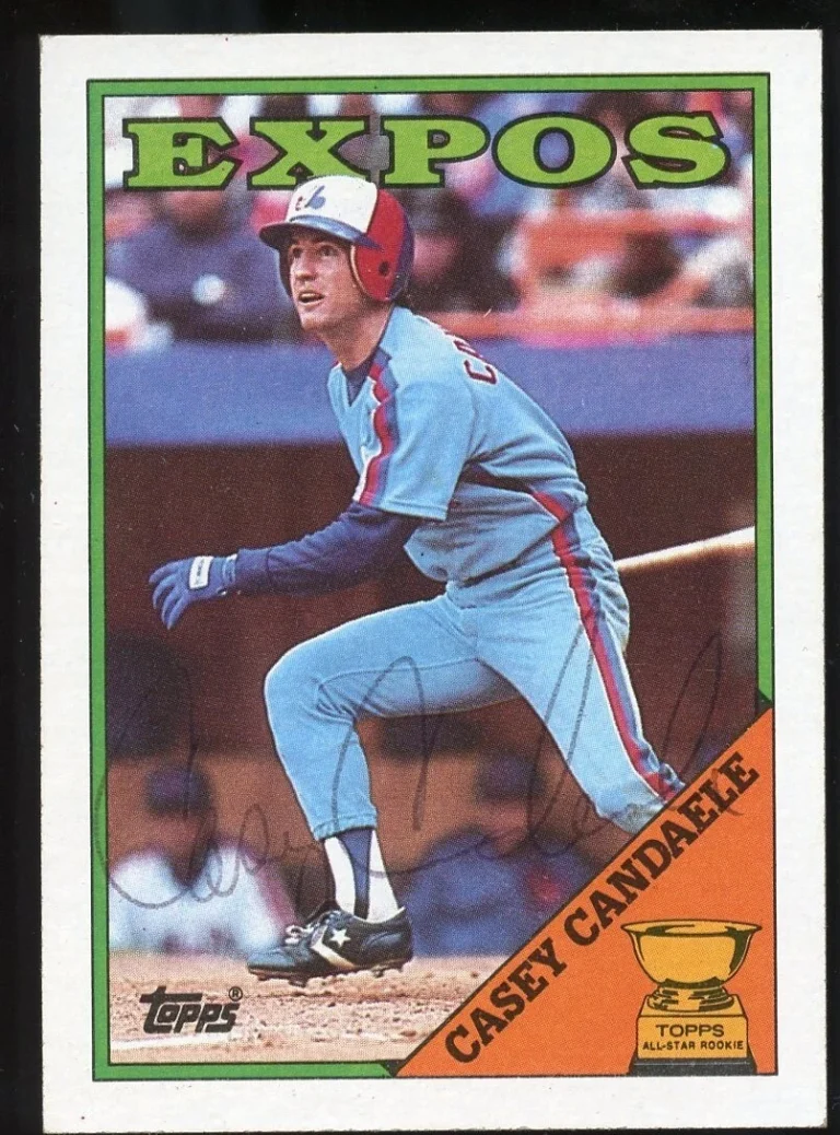 Casey Candaele #431 signed autograph auto 1988 Topps Baseball Trading Card