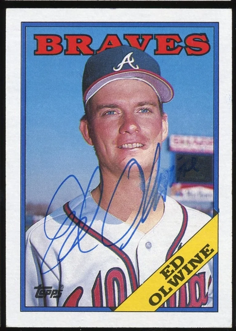 Ed Olwine #353 signed autograph auto 1988 Topps Baseball Trading Card