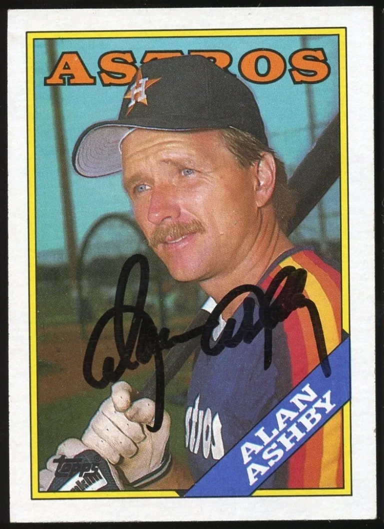 Alan Ashby #48 signed autograph auto 1988 Topps Baseball Trading Card