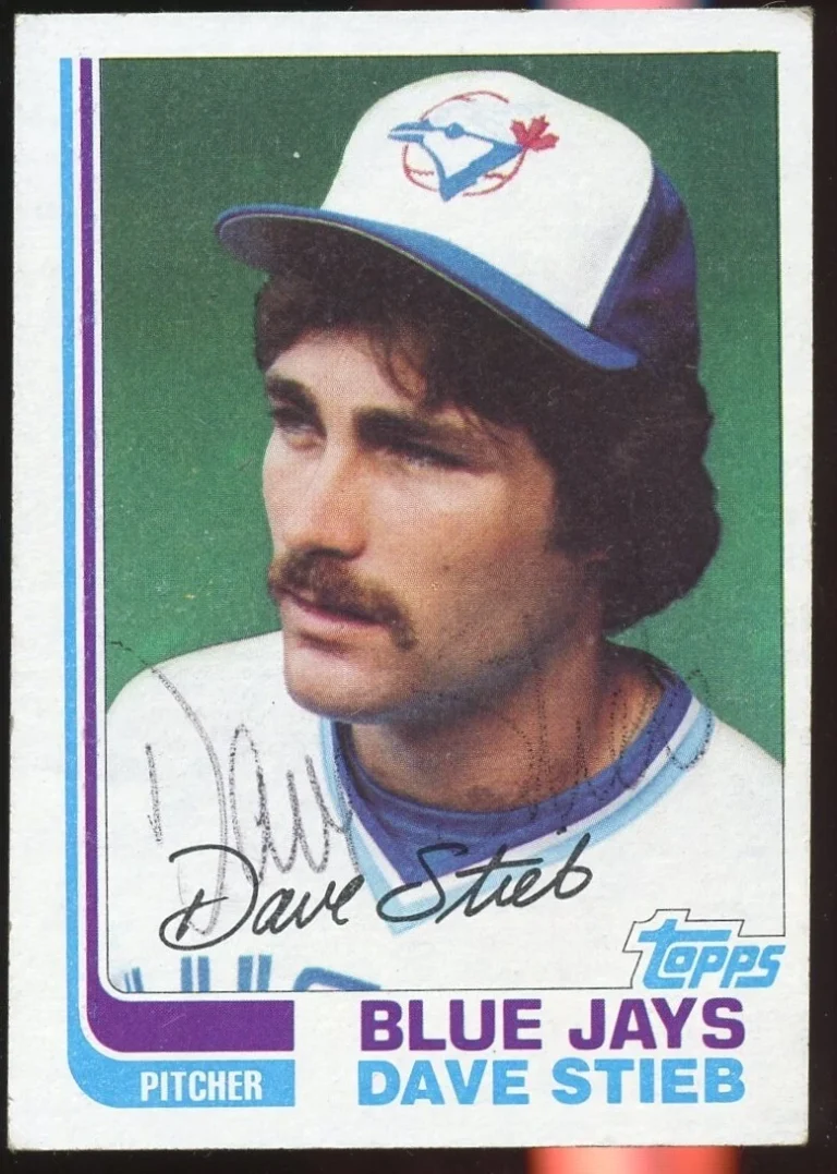 Dave Stieb #380 signed autograph auto 1982 Topps Baseball Trading Card