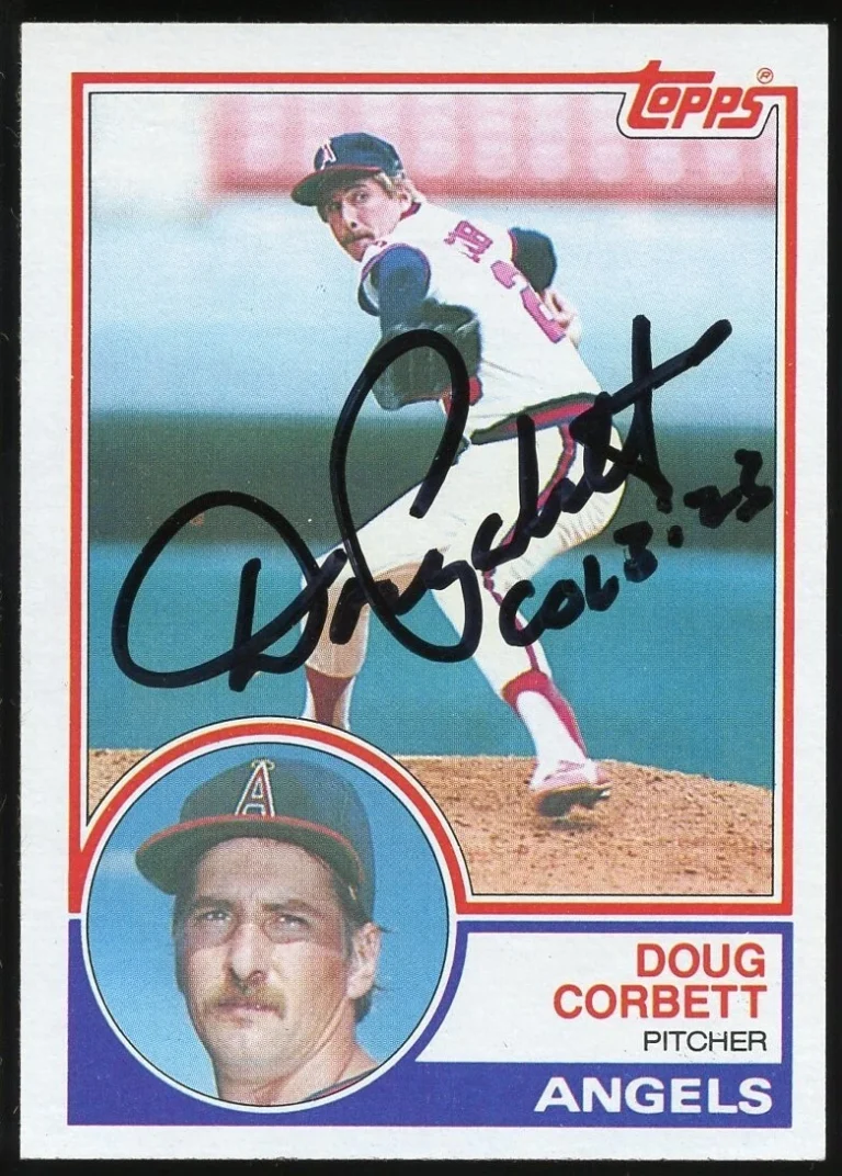 Doug Corbett #27 signed autograph auto 1983 Topps Baseball Trading Card