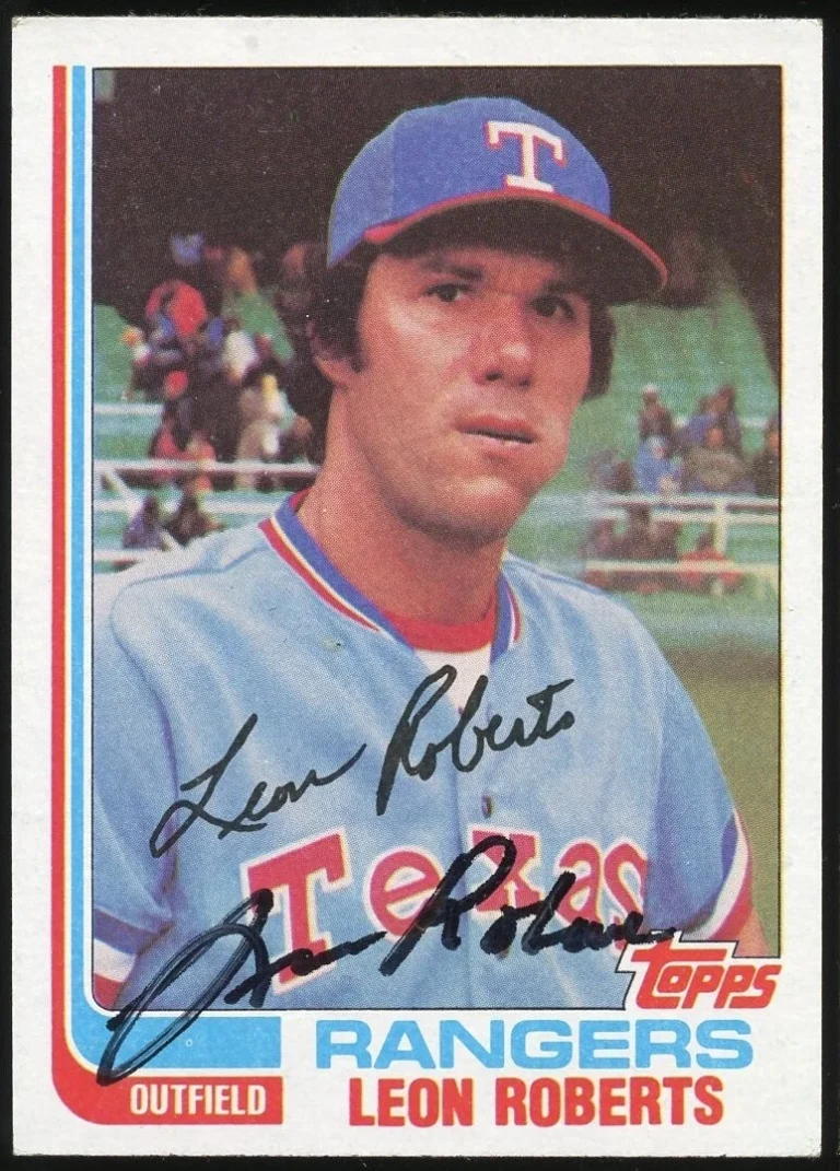 Leon Roberts #688 signed autograph auto 1982 Topps Baseball Trading Card
