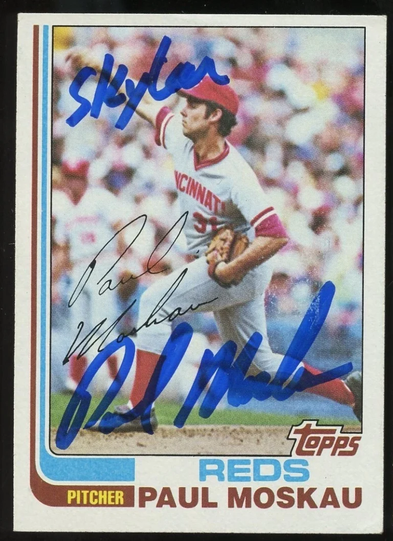 Paul Moskau #97 signed autograph auto 1982 Topps Baseball Trading Card