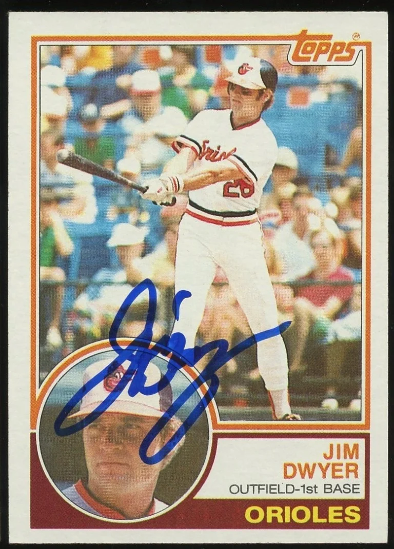 Jim Dwyer #718 signed autograph auto 1983 Topps Baseball Trading Card
