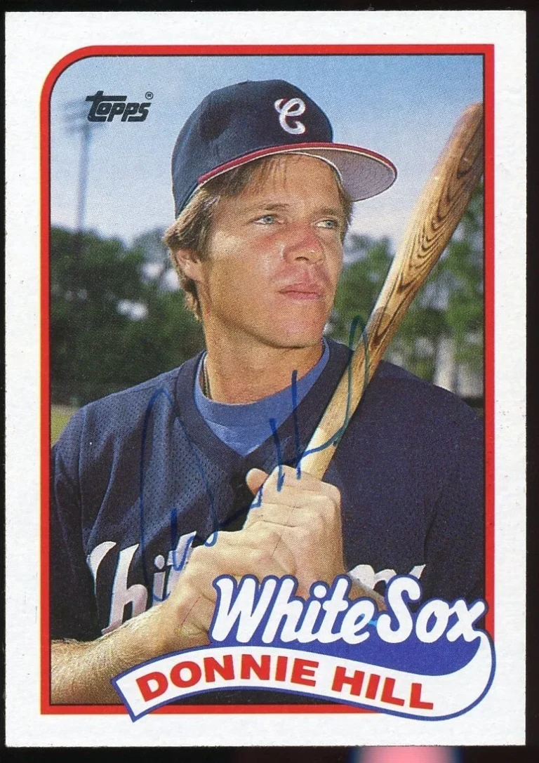 Donnie Hill #512 signed autograph auto 1989 Topps Baseball Trading Card