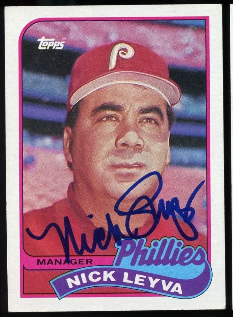 Nick Leyva #74 signed autograph auto 1989 Topps Baseball Trading Card