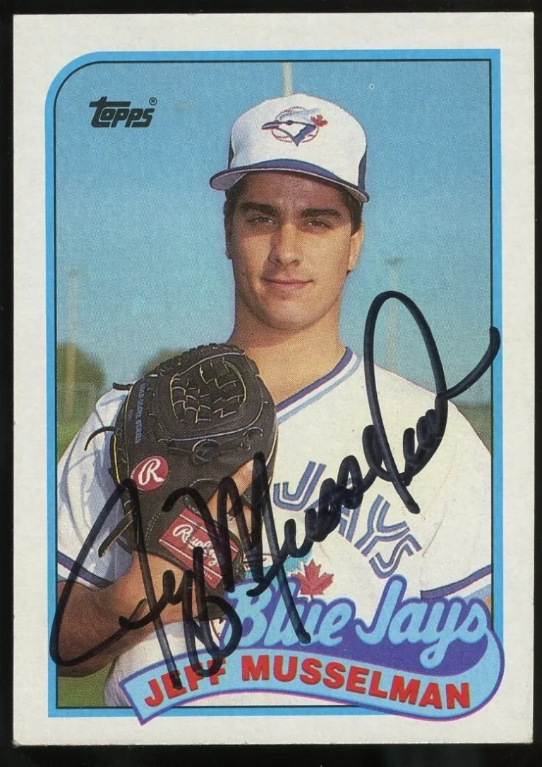 Jeff Musselman #591 signed autograph auto 1989 Topps Baseball Trading Card