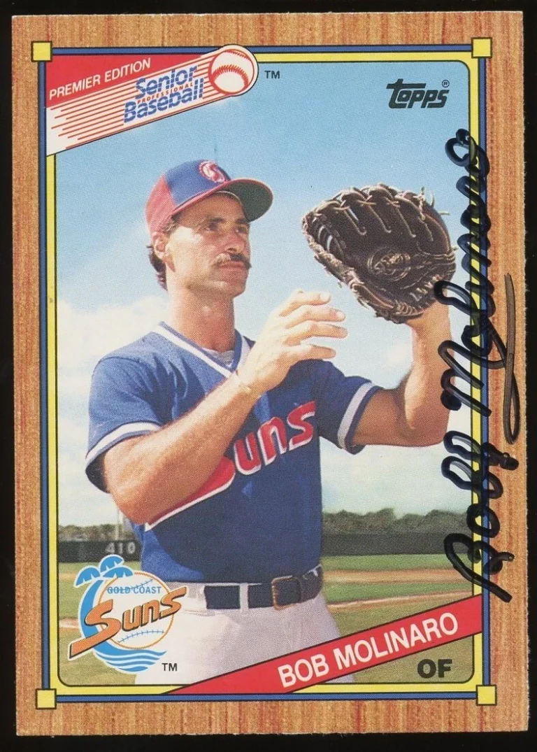 Bob Molinaro #118 signed autograph auto 1989 Topps Senior League Baseball Card