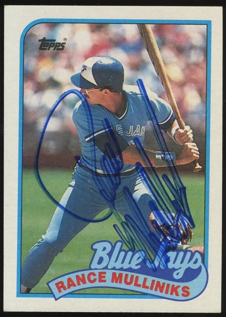 Rance Mulliniks #618 signed autograph auto 1989 Topps Baseball Trading Card