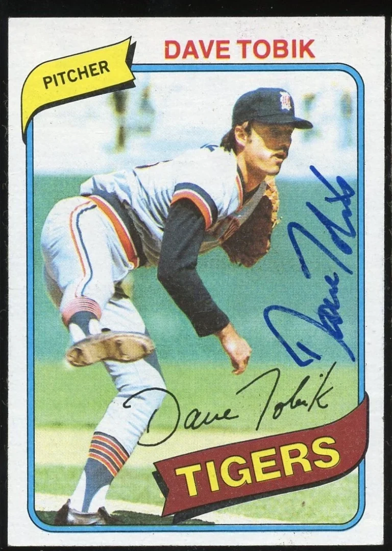 Dave Tobik #269 signed autograph auto 1980 Topps Baseball Trading Card