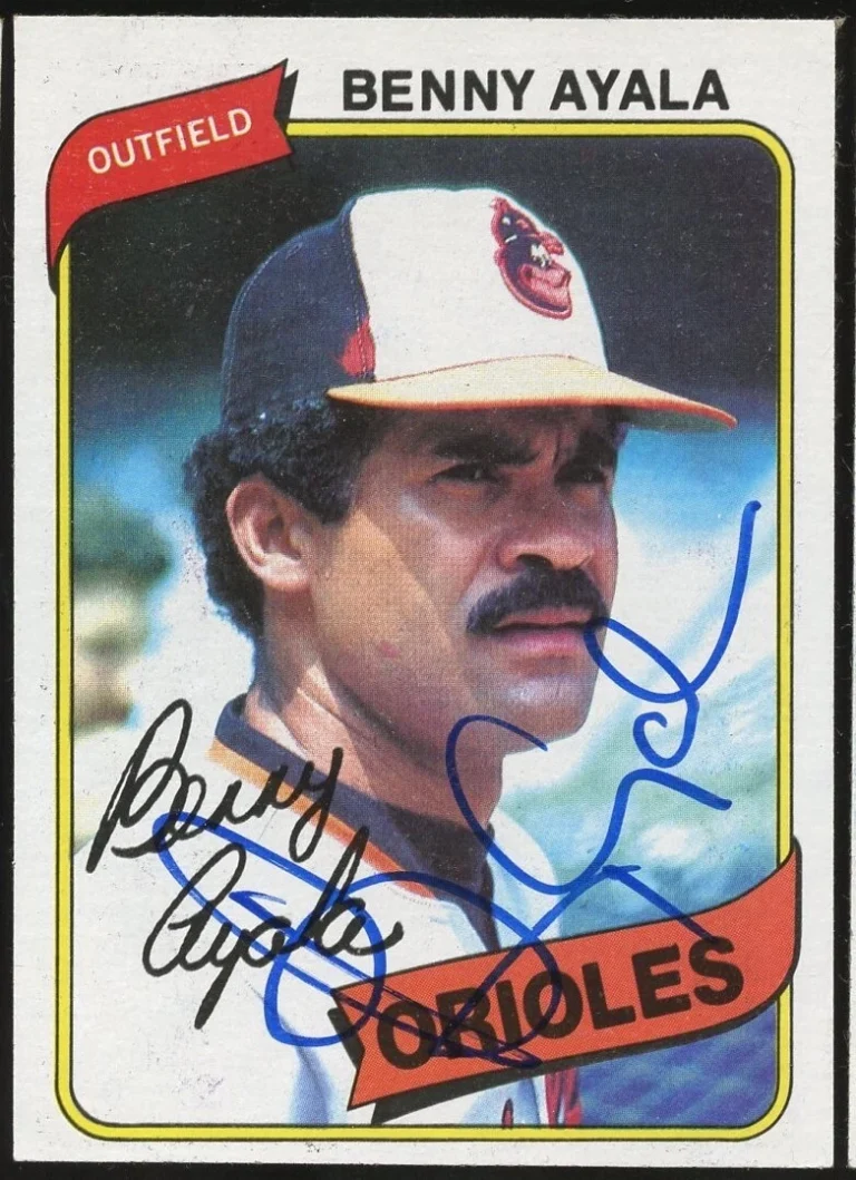 Benny Ayala #262 signed autograph auto 1980 Topps Baseball Trading Card