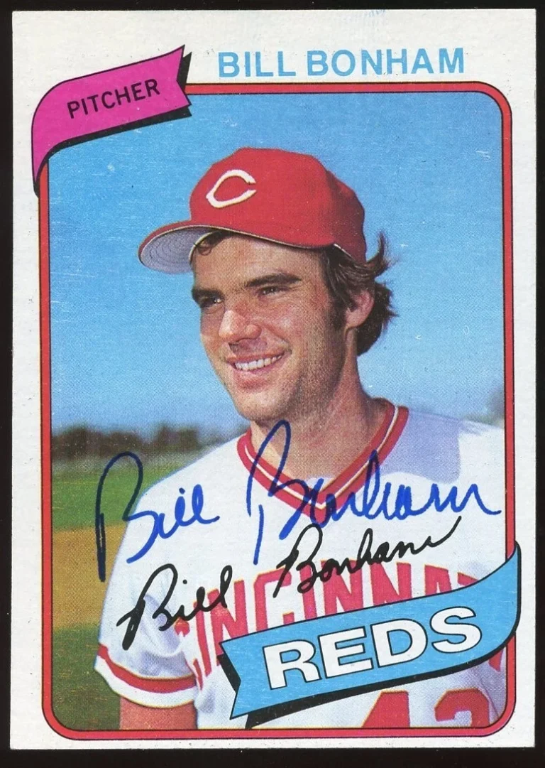 Bill Bonham #47 signed autograph auto 1980 Topps Baseball Trading Card