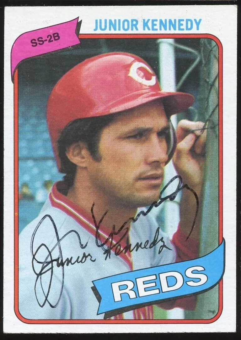 Junior Kennedy #377 signed autograph auto 1980 Topps Baseball Trading Card